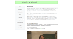 Desktop Screenshot of charlottewerndl.net