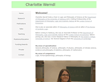 Tablet Screenshot of charlottewerndl.net